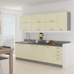 karmen kuchynská linka 260 krÉmovÁ lesklá