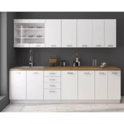 EKO WHITE kuchynská linka 260