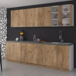 SARA kuchynská linka 260  dub lefkas