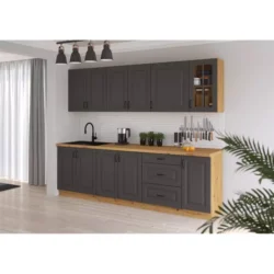 stilo kuchynská linka 260 grafit mat/ artisan