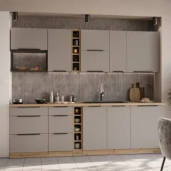 ARIA kuchynská linka 255  sandgrau / artisan